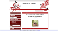 Desktop Screenshot of lollobollo.bloggproffs.se