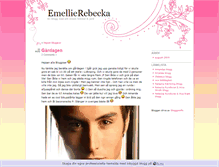 Tablet Screenshot of emellierebecka.bloggproffs.se