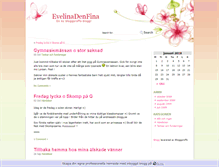 Tablet Screenshot of evelinadenfina.bloggproffs.se