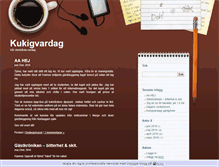 Tablet Screenshot of kukigvardag.bloggproffs.se