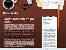 Tablet Screenshot of mwanasoka.bloggproffs.se