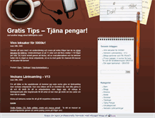 Tablet Screenshot of gratistips.bloggproffs.se