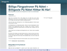 Tablet Screenshot of fargpatronerbilligt.bloggproffs.se