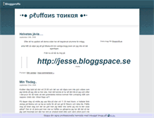 Tablet Screenshot of pluffan.bloggproffs.se