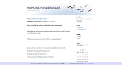 Desktop Screenshot of hopkins.bloggproffs.se