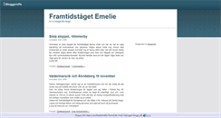 Desktop Screenshot of framtidstagetemelie.bloggproffs.se