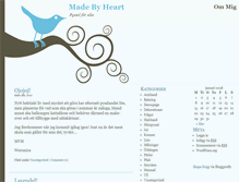 Tablet Screenshot of madebyheart.bloggproffs.se