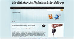 Desktop Screenshot of handledarkursstockholm.bloggproffs.se