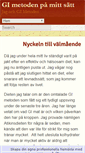 Mobile Screenshot of gimetoden.bloggproffs.se