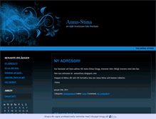 Tablet Screenshot of annastinas.bloggproffs.se