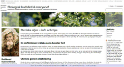 Desktop Screenshot of ekologiskhudvard.bloggproffs.se