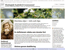Tablet Screenshot of ekologiskhudvard.bloggproffs.se