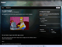 Tablet Screenshot of jeppe85.bloggproffs.se