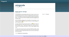 Desktop Screenshot of mingroda.bloggproffs.se