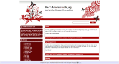 Desktop Screenshot of anorexiochjag.bloggproffs.se