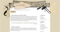 Desktop Screenshot of mariesspecialiteter.bloggproffs.se