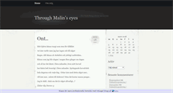 Desktop Screenshot of mallliii.bloggproffs.se