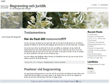 Tablet Screenshot of begravning.bloggproffs.se