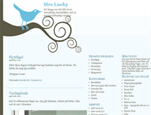 Tablet Screenshot of mrslucky.bloggproffs.se