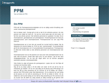 Tablet Screenshot of ppm.bloggproffs.se