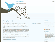 Tablet Screenshot of hundkollen.bloggproffs.se