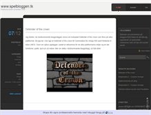 Tablet Screenshot of pcspel.bloggproffs.se