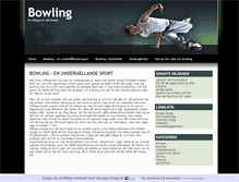 Tablet Screenshot of bowling.bloggproffs.se