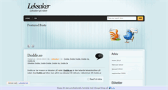 Desktop Screenshot of leksaker.bloggproffs.se