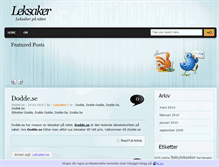 Tablet Screenshot of leksaker.bloggproffs.se
