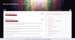 Desktop Screenshot of dalmalicious.bloggproffs.se