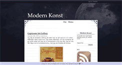 Desktop Screenshot of modernkonst.bloggproffs.se