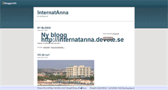 Desktop Screenshot of internatanna.bloggproffs.se