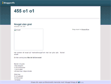 Tablet Screenshot of 455o1o1.bloggproffs.se