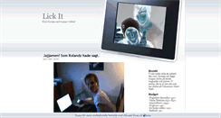 Desktop Screenshot of lickit.bloggproffs.se