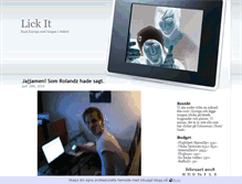 Tablet Screenshot of lickit.bloggproffs.se