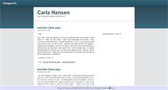 Desktop Screenshot of carla.bloggproffs.se