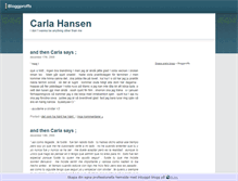 Tablet Screenshot of carla.bloggproffs.se